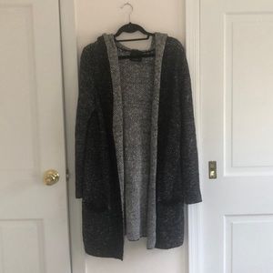 Long hooded Zara sweater
